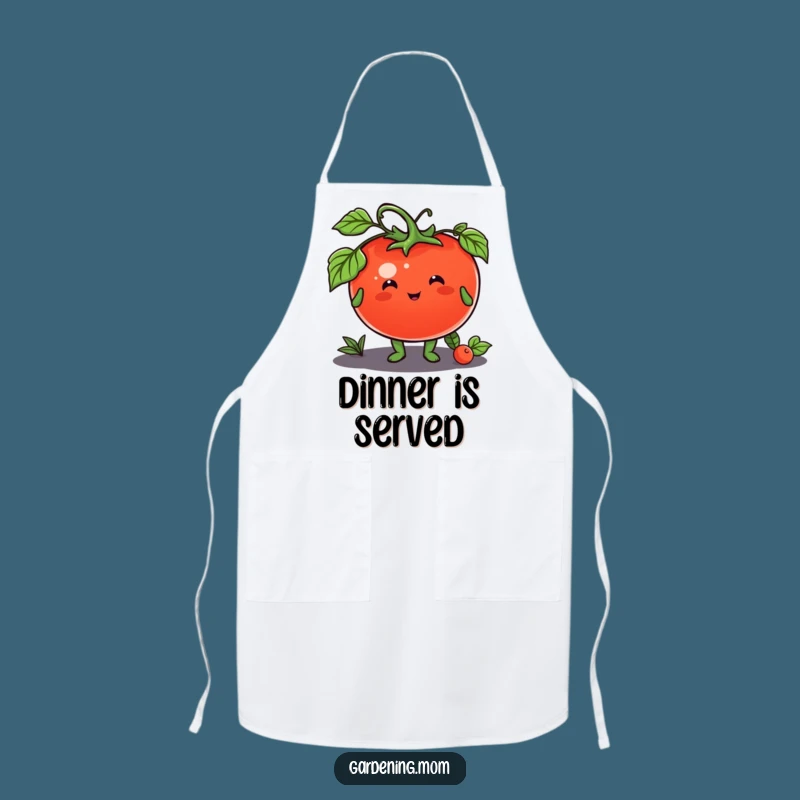 Funny Tomato Apron: Kitchen Garden Wear, Cheerful Gift