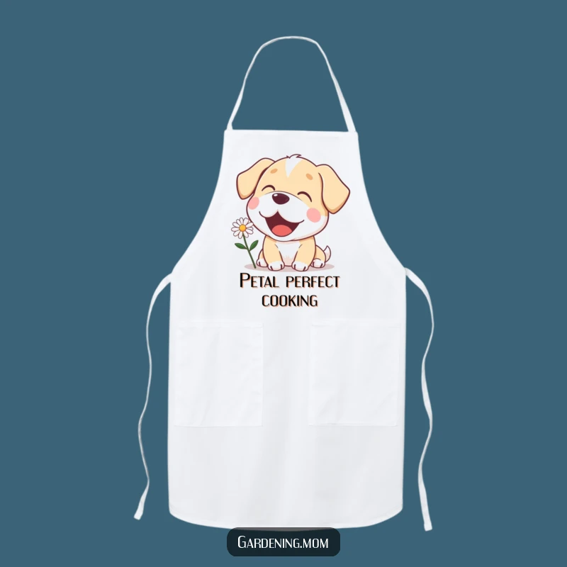 Funny Mama Dog Daisy Apron - Delightful Gardener Chef Gift
