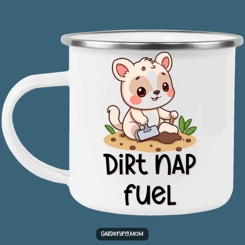 Funny Animal Camping Mug - Outdoor Digging Companion, Perfect Funny Gift