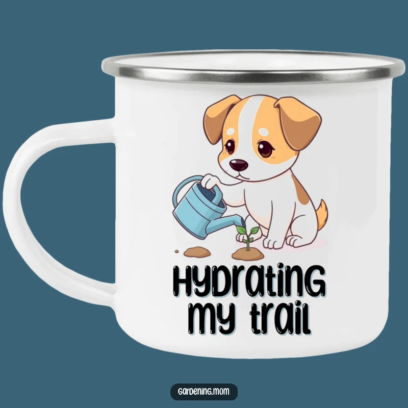 Funny Hopeful Dog Camping Mug: Adventure Fuel with This Hilarious Gift
