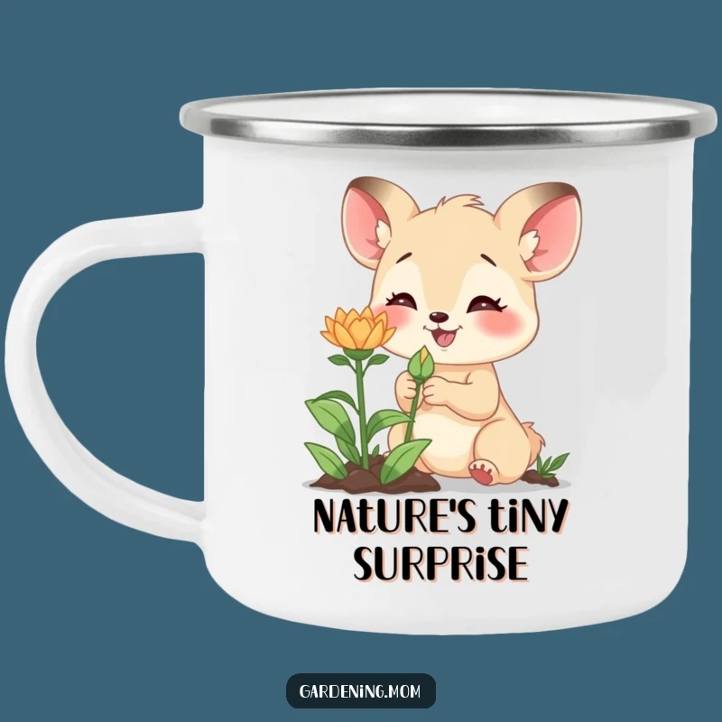 Durable Funny Gardening Mom Animal Camping Mug New Bud Excitement - Adventure Brew with Wonder