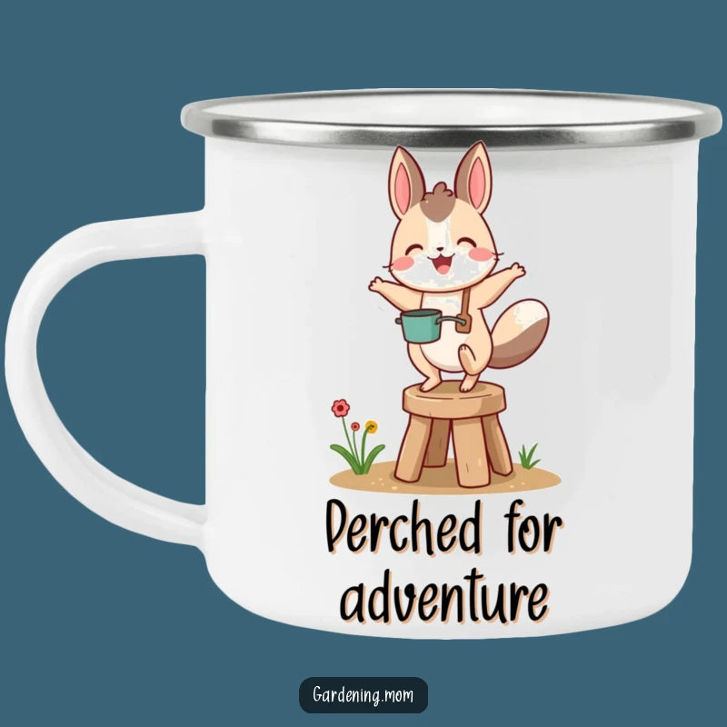 Funny Gardening Animal Camping Mug: Adventure with a Side of Humor!
