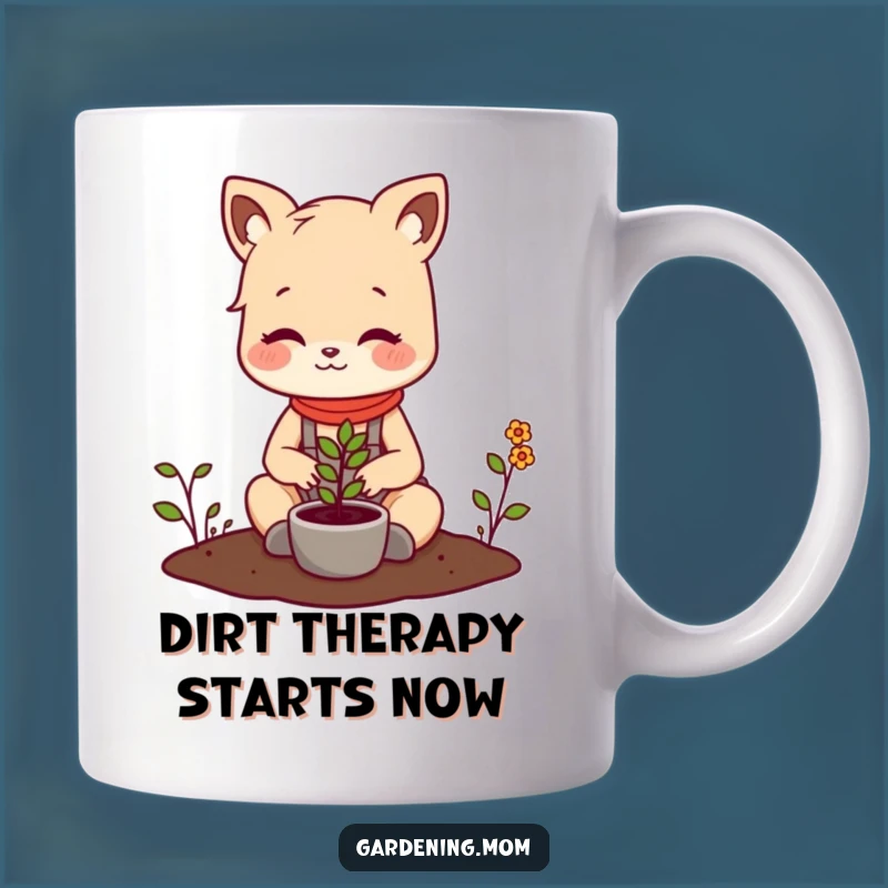 Funny Gardening Mom Animal Mug Planting Seedling - Perfect Gift for Plant Lovers