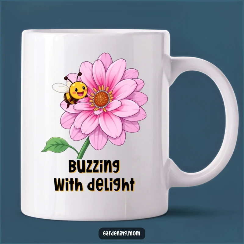 Funny Bee Flower Joy Mug: Buzzing with Happiness and Great Gift Ideas