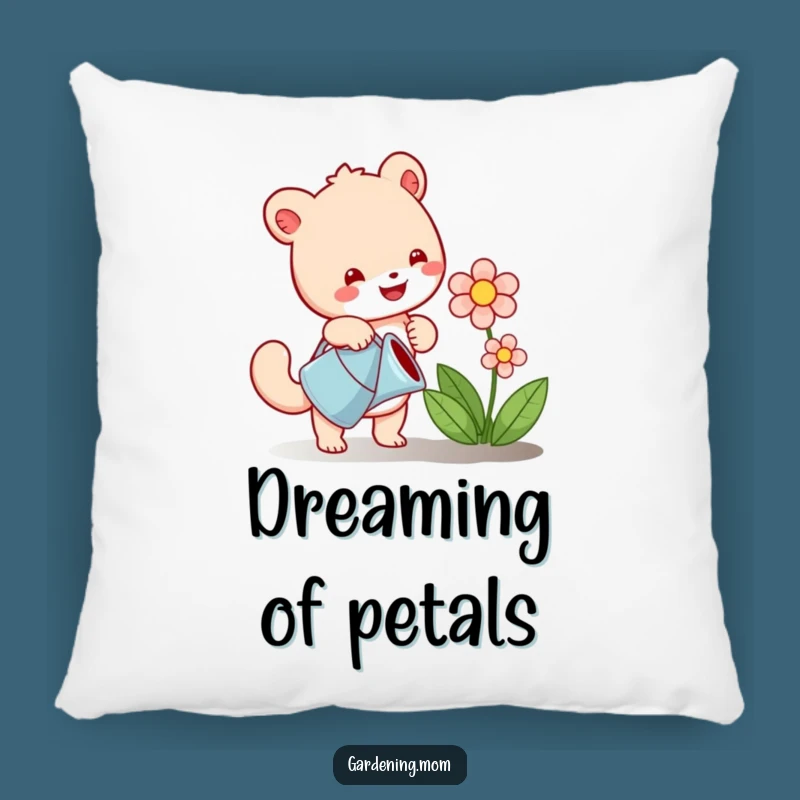 Funny Happy Animal Pillow - Cozy Blooming Flower Cushion, The Best Funny Gift