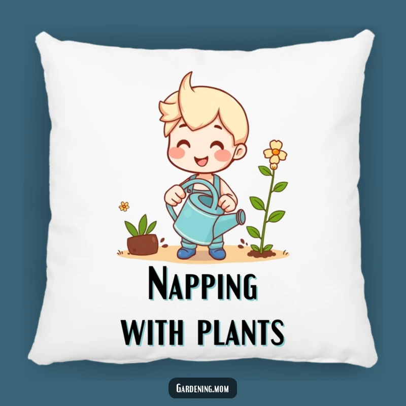 Funny Gardening Pillow - Comfort for Your Green Thumb!