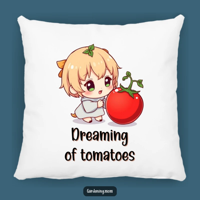 Funny Tomato Comfort Pillow: Character's Cozy Delight for a Humorous Home Gift