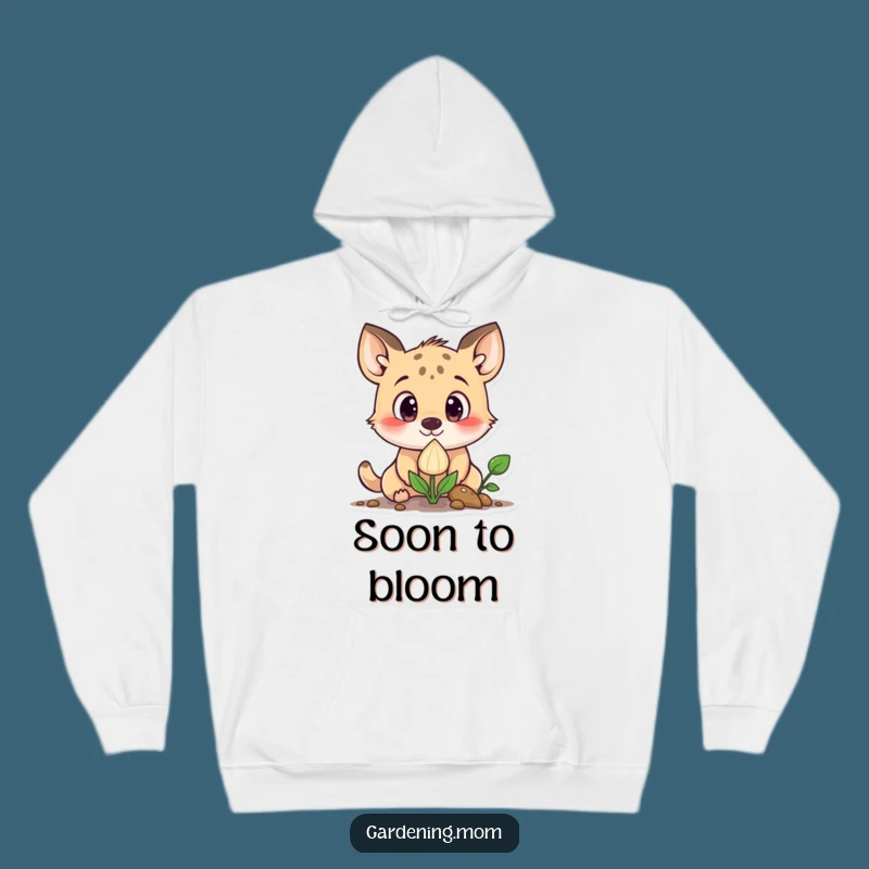 Cozy Funny Curious Animal Sprouting Seed Hoodie: Warm Gift for Explorers