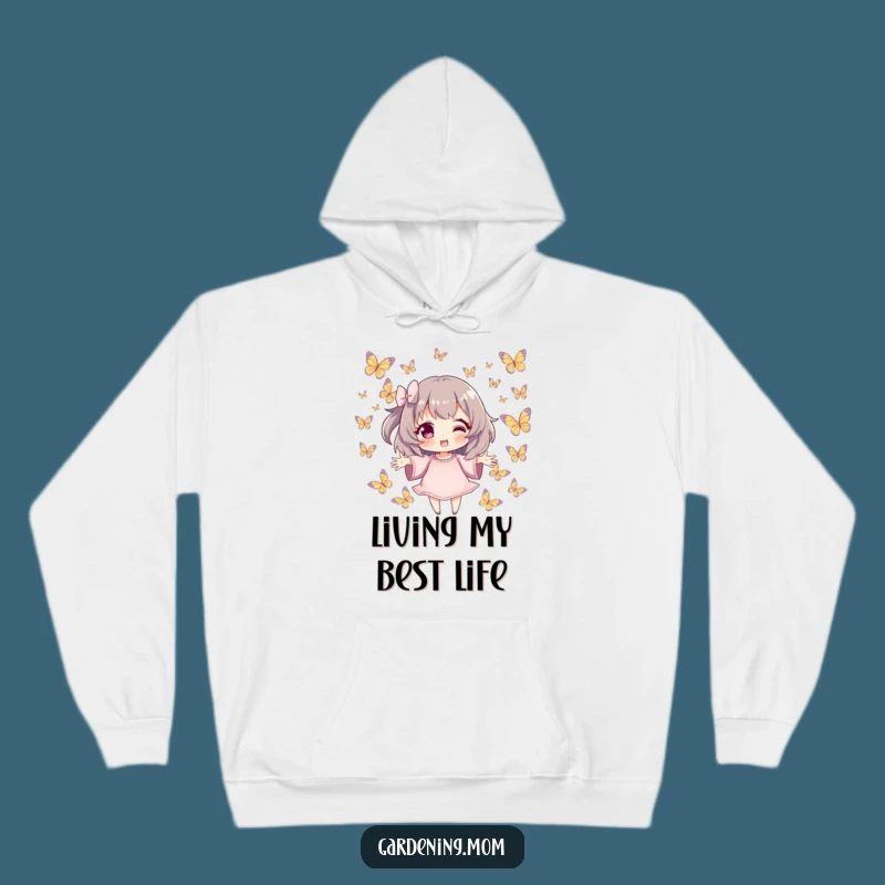 Funny Butterfly Embrace Hoodie: Cozy Up in Nature's Charm
