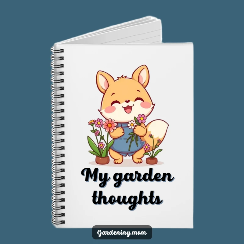 Funny Gardening Animal Notebook: Flower Bouquet Journal, Creative Gift