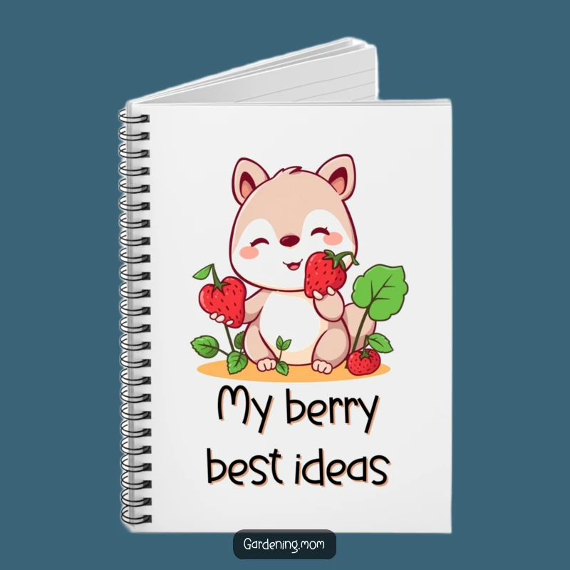 Funny Kawaii Berry Notebook: Cute & Hilarious Journal for Garden Lovers' Thoughts