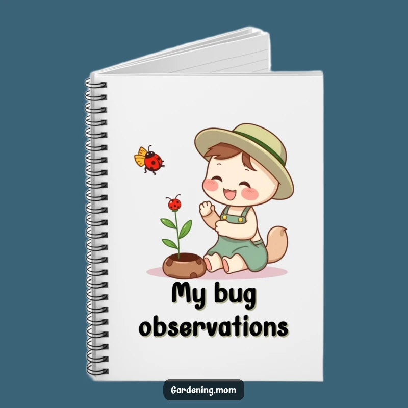 Funny Gardening Mom Animal Notebook: Ladybug Giggles, Ideal Funny Gift