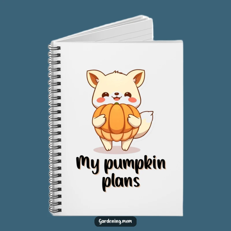 Funny Journal: Harvest Animal with Big Pumpkin, Fall Writing Gift