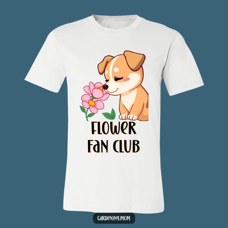 Funny Delighted Dog T-Shirt: Bloom with Joy, A Perfect Funny Gift