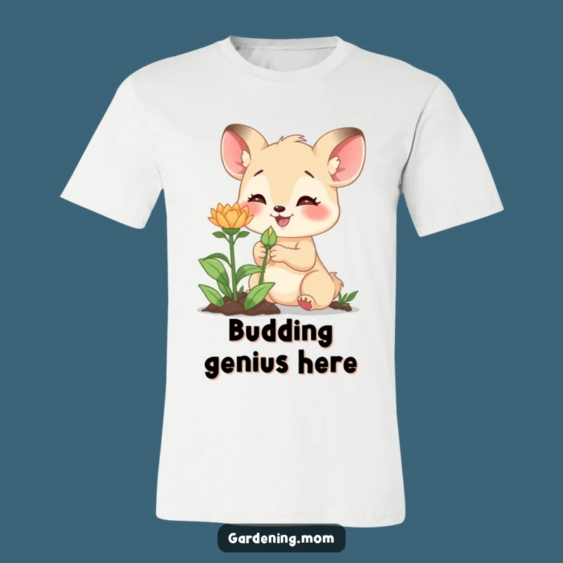 Funny Gardening Mom Animal T-Shirt New Bud Excitement - Gift for Eager Gardeners