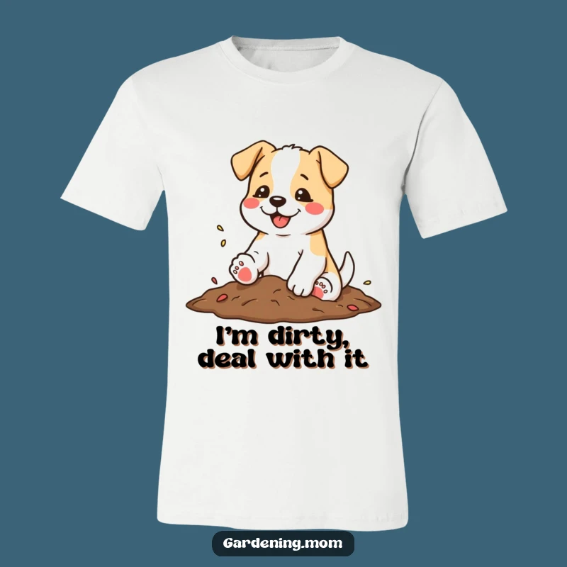 Funny Dog Gardener T-Shirt: Satisfied Paws' Hilarious Post-Work Tee Gift