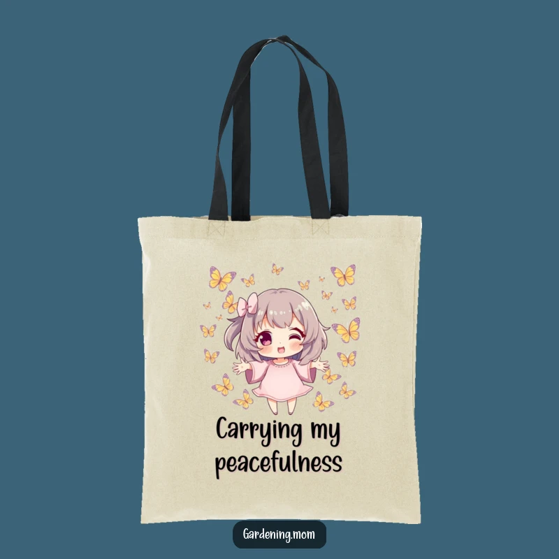 Funny Butterfly Friend Tote Bag: Carry a Little Magic